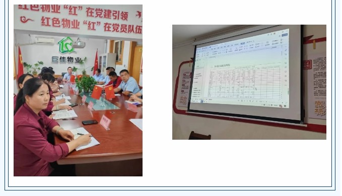 巨佳物业|八月份总结会议